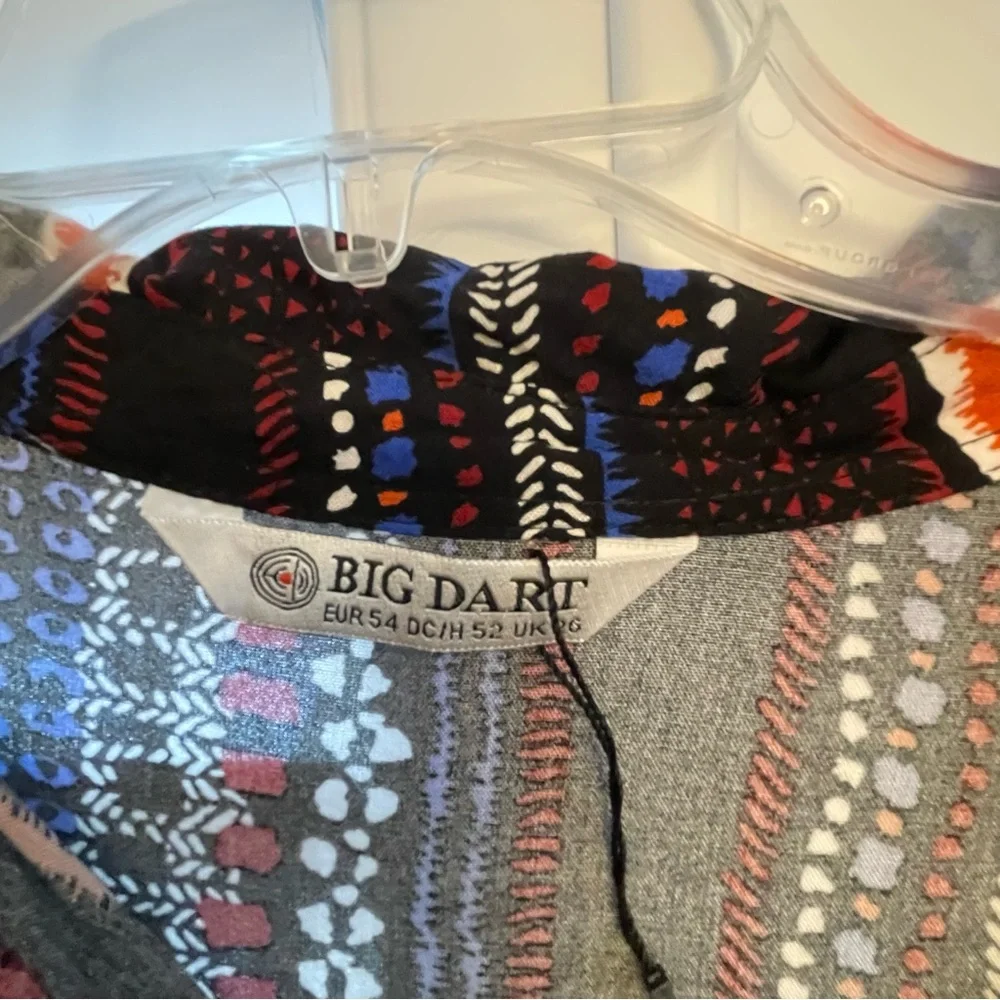 Multicolor Long Sleeve Buttoned Blouse - Picture 3 of 6